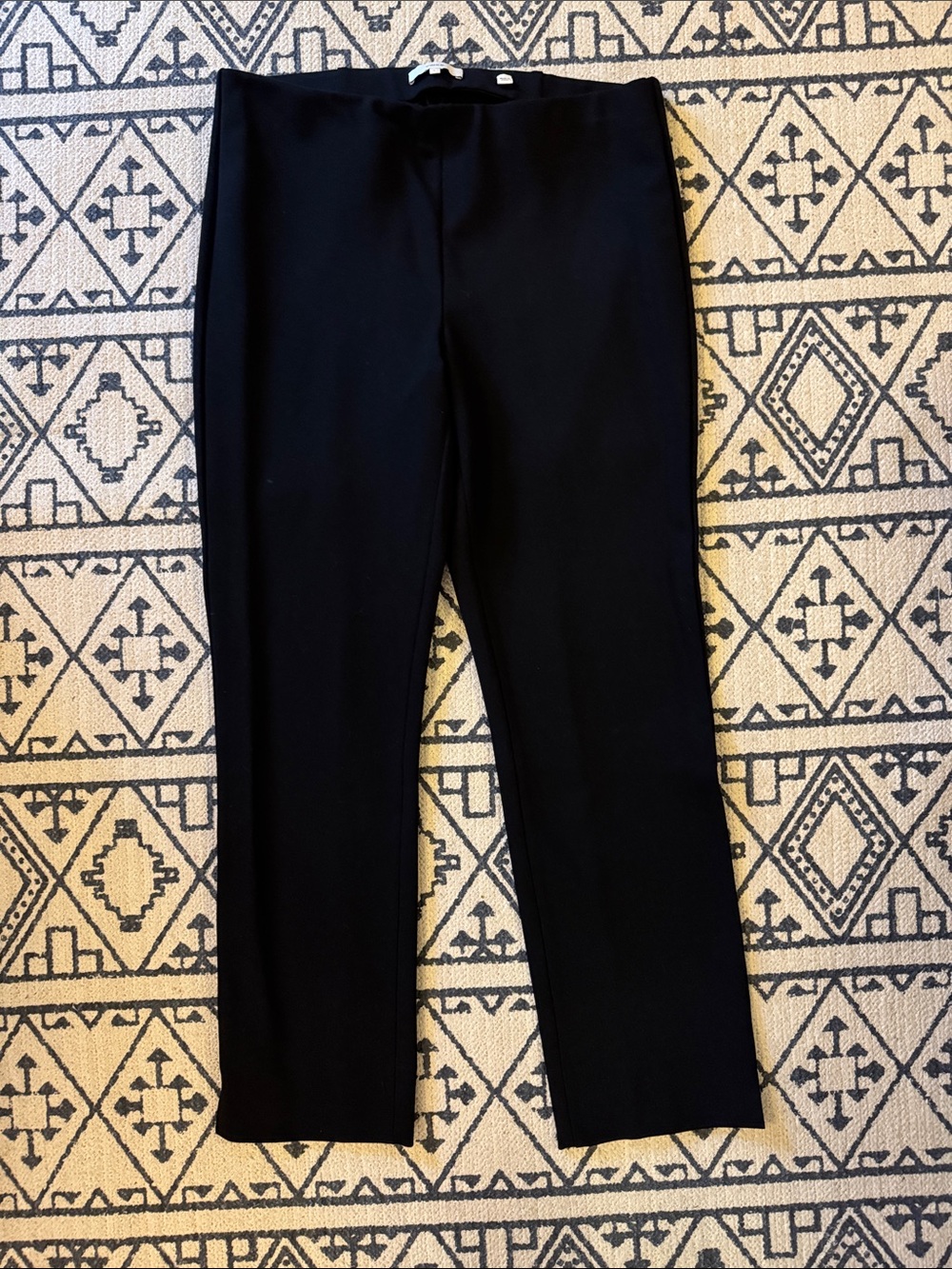 Vince Black Men’s Dress Pants with Side Vent Detail